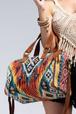 Kingston Hand-Woven Cotton & Chenille Boston Bag