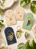 Monstera Thai Constellation Keychain & Bag Charm