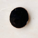 Golden Edge Natural Stone Phone Grip Pink Agate