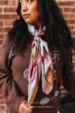 Horizon Vintage Look Horse Double-Sided Wild Rag — Western Scarf