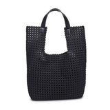 Zenith Zen Nude Hand-Woven Knot Tote with Zip Pouch