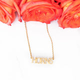 Texas Collegiate Nameplate Necklaces GIGEM Aggies