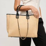 Jaxon Tote – Natural Black