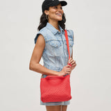 Sky's The Limit Small Sustainable Crossbody Bag | Coral