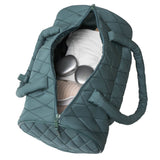 Max Studio Quilted Duffle Bag - 20" Travel Weekender with Add-A-Bag Spruce