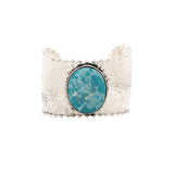 Coastal Visions Turquoise Cabochon Cuff Bracelet