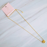 Trio Oval Pendant Necklace - Gold Layering Necklace