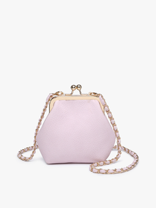 Cleo Coin Pouch Crossbody Clutch Ballet Pink