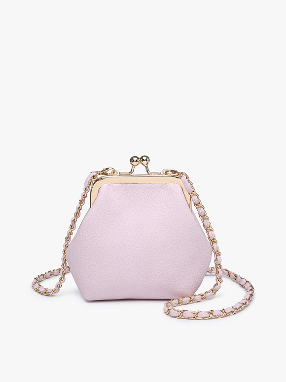 Cleo Coin Pouch Crossbody Clutch Ballet Pink