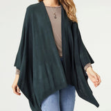 Kiara Lightweight Wrap Shawl Forest Green