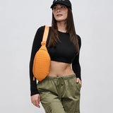 Aim High Woven Neoprene Belt Bag Fanny Pack Sling Bag Orange