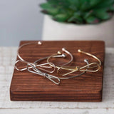 Classic Coquette Bow Cuff Bracelet Rose Gold