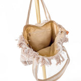Fae Fringe Tote Bag | Black