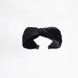 Eloise Velvet Headband  Black