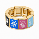Mahjong Multi Tile Stretch Ring | Colorful Tile