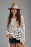 High-Low Crochet Cover-Up – Ivory