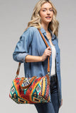 Kingston Hand-Woven Cotton & Chenille Boston Bag