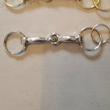 Snaffle Bit Bag Charm - Silver Equestrian Keychain