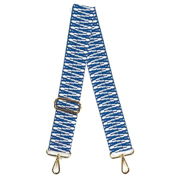 Royal Blue Textured Adjustable Detachable Crossbody Bag Purse Strap