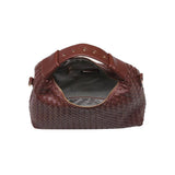 Ripley Woven Crossbody Chocolate Brown