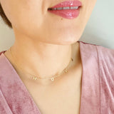 HOPE Dainty Minimalist Word Necklace – Gold