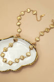 Seashell Station Necklace - 18K Gold Stainless Steel