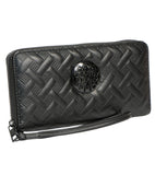 Rebecca & Rifka Basket Weave Quilted Wristlet Wallet