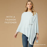 Lightweight Poncho | Light Coral