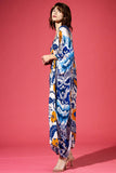 Mazarine Zinnia Floral Kaftan Dress