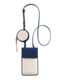 Frankie Phone Holder Crossbody – Navy | Shiraleah