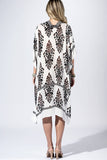 Sequoia Vine Kimono | Ivory Boho Viscose Layer