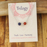 Healing Trilogy Stone Bead Necklace