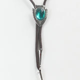 Western Arrowhead Bolo Tie – Green Stone | Made in USA