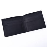 Handmade Black Genuine Leather Bifold Wallet | 6-Slot Card Holder