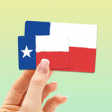 Texas Flag Rectangle Vinyl Sticker | Lone Star TX Decal | 2 Sizes