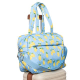 Zesty Lemons Light Blue Weekender Bag