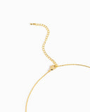 Gold Cherry Signet Pendant Necklace | Oval Enamel Stamp