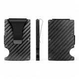 Slim RFID Card Holder Resin Brown and Black