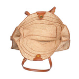 Demi Woven Travel Tote | Natural