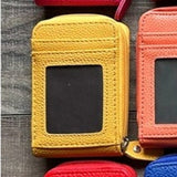 Accordion Style Card ID Wallet Yellow