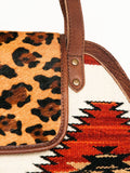 American Darling Saddle Blanket Wool & Leather Tote Bag – Western
