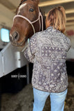 Paisley Anne Western Quilted Snap Jacket