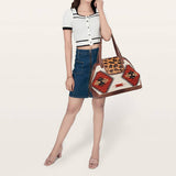 American Darling Saddle Blanket Wool & Leather Tote Bag – Western