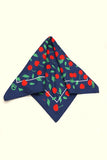 Lightweight Silky Cherry Bandana Scarf