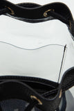 Clear Crossbody Stadium Bucket Bag Black