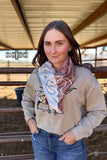 South Valley Wild Rag | Boho Western Silk Scarf