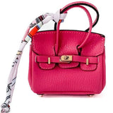 Britten Purse Bag Charm Dark Pink