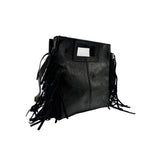 Marion Iridescent Leather Handbag – Gold