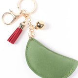 Bling Crystal Watermelon Fruit Tassel Keychain Keyring Bag Purse Charm