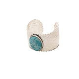 Coastal Visions Turquoise Cabochon Cuff Bracelet